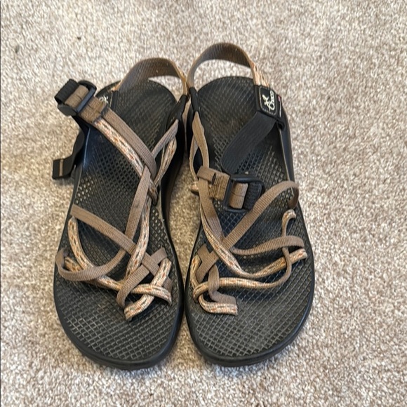 Chaco Multi-Brown and Black Sandals - Picture 1 of 3